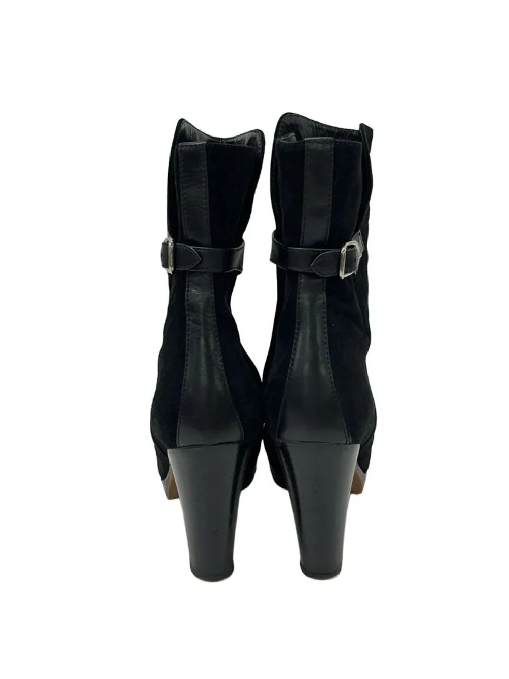 Hermes Long Boots Dark Brown Side Zip